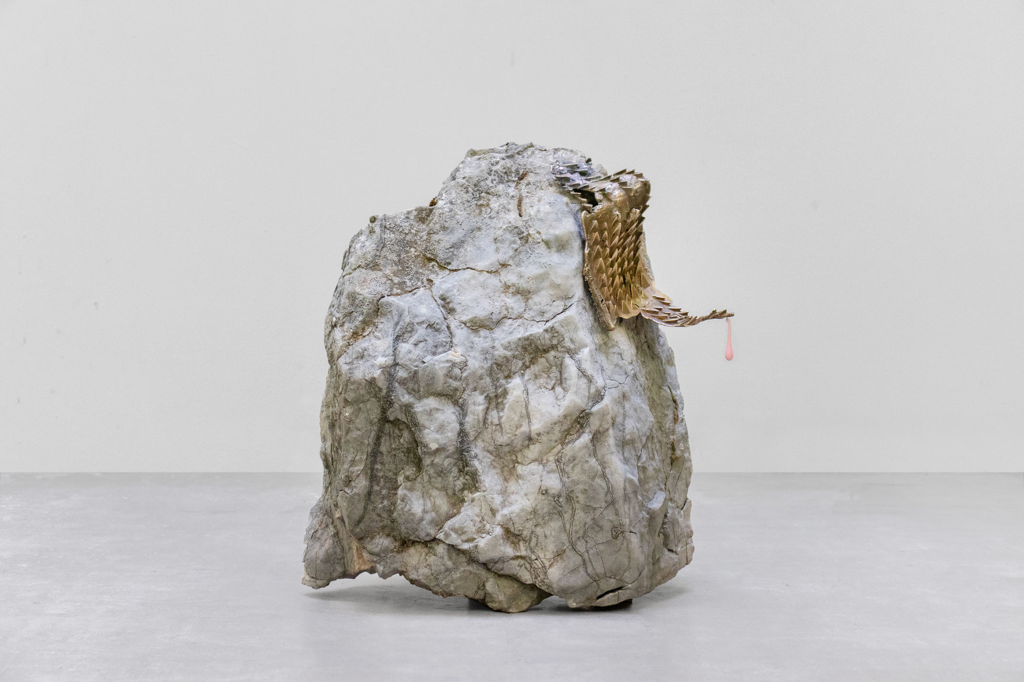 "Crying Colossus" in the collective exhibition "Les Ailes du Désir" at Salins Hyères TPM, until 21 September.